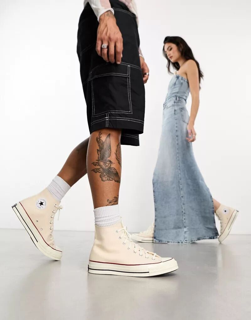 

Белые кроссовки унисекс Converse Chuck 70 Hi, Белый, Белые кроссовки унисекс Converse Chuck 70 Hi