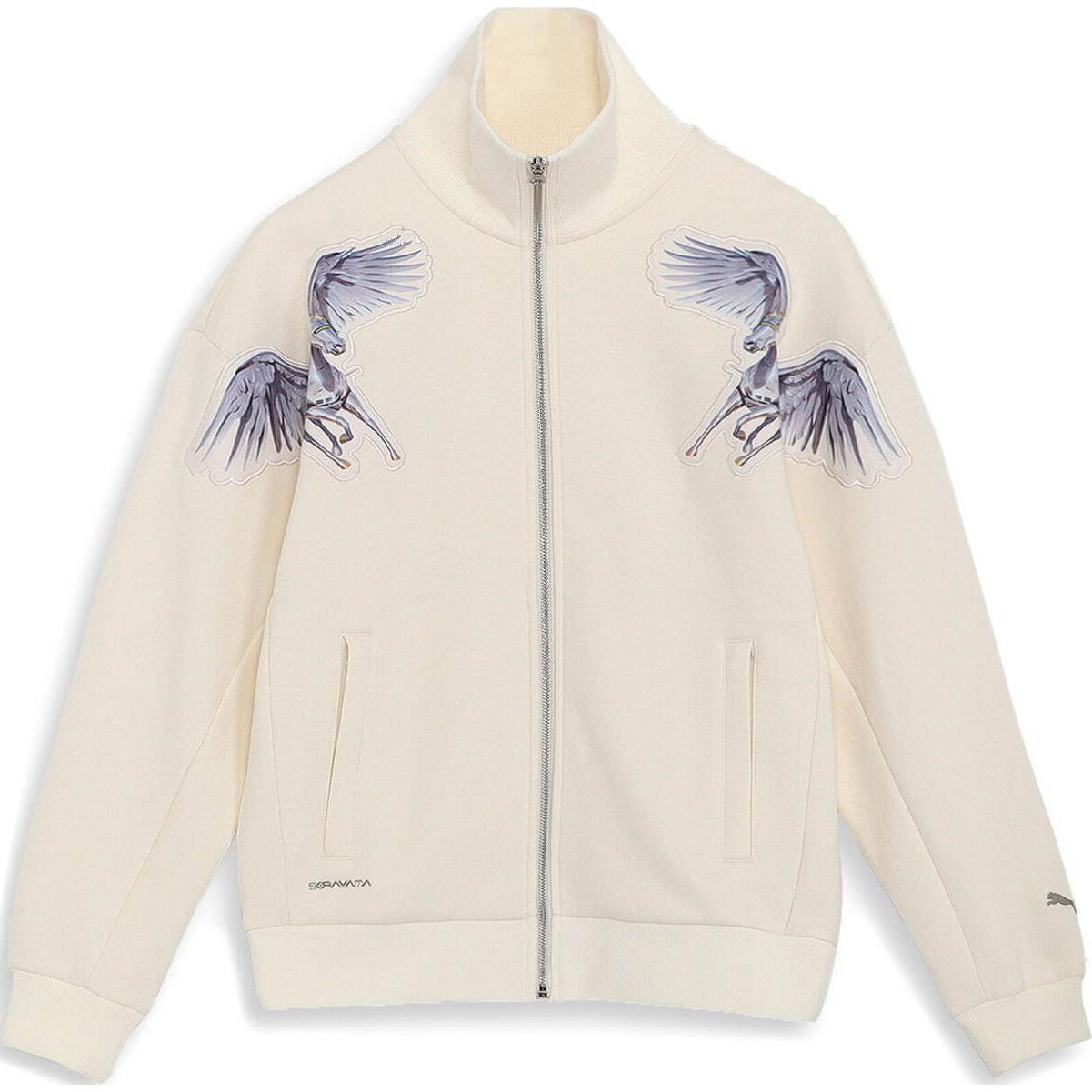 

X KONGSHANJI FW23 LIANMINGKUAN Пальто Unisex PUMA, Экрю, Бежевый, X KONGSHANJI FW23 LIANMINGKUAN Пальто Unisex PUMA, Экрю