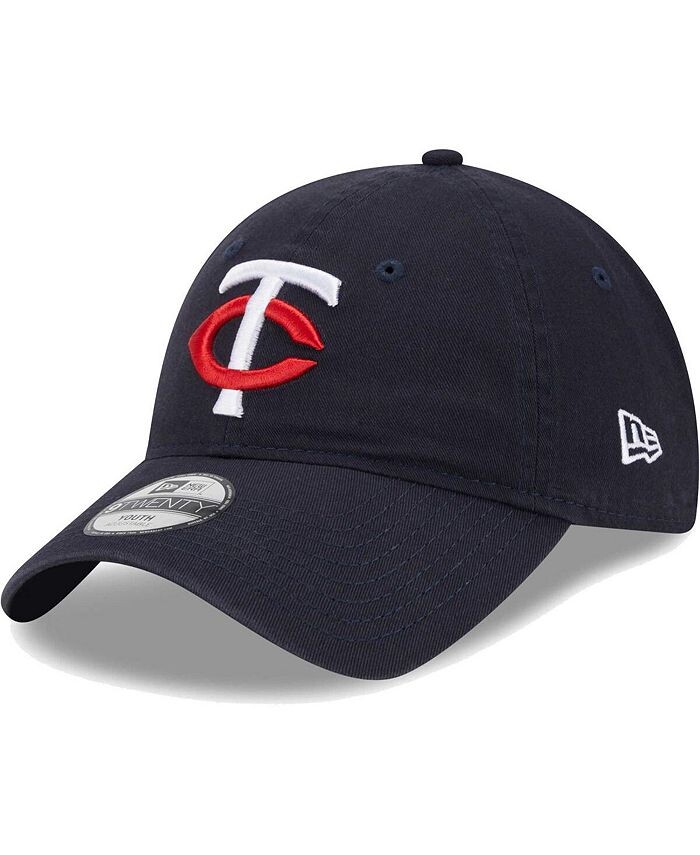 

Гибкая кепка Little Boys and Girls Navy Minnesota Twins Team 9Twenty New Era, синий