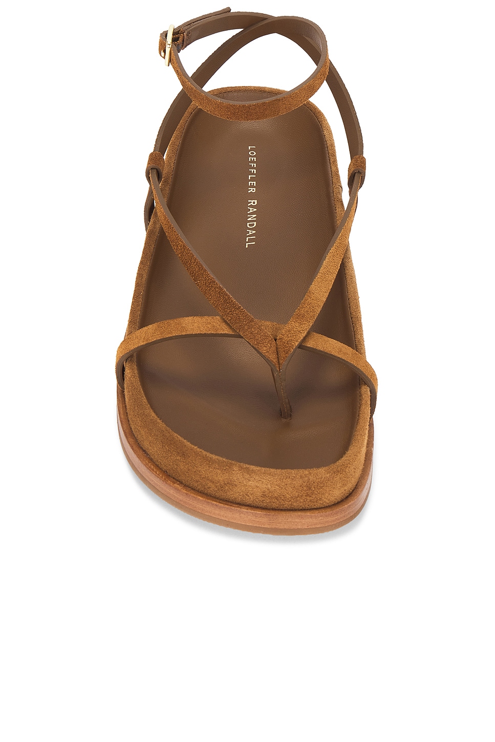 Сандалии на платформе с обмоткой на щиколотке Loeffler Randall, cacao — фото 4