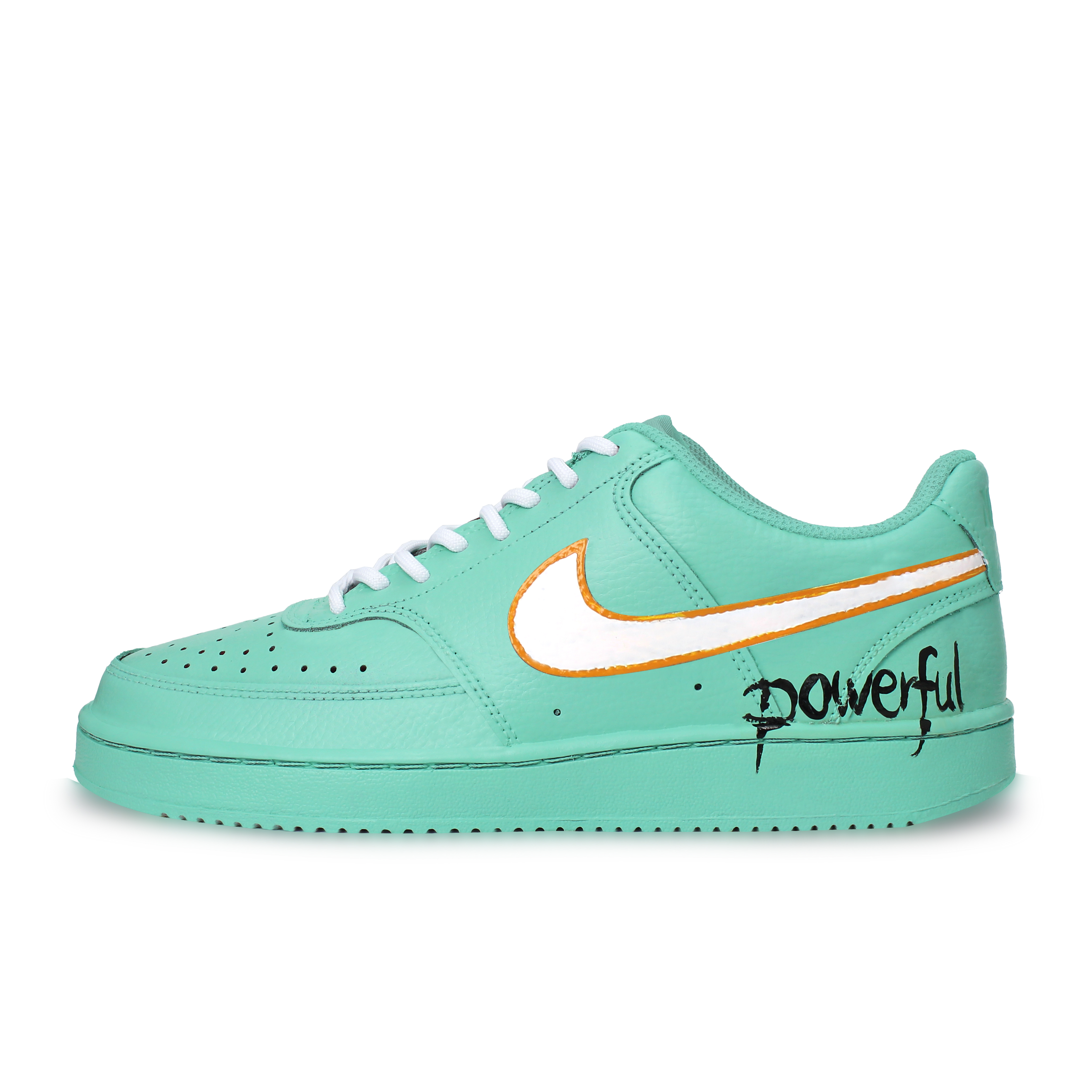 

Nike Кроссовки для скейтбординга Court Vision, мужские, низкие, зеленые, белые, оранжевые, черные