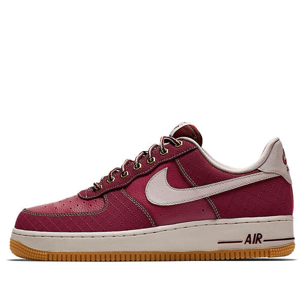 

Кроссовки air force 1 '07 low 'dark red white' Nike, красный