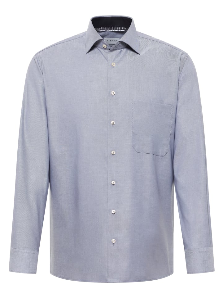 

Eterna Рубашка COMFORT FIT стального серого цвета