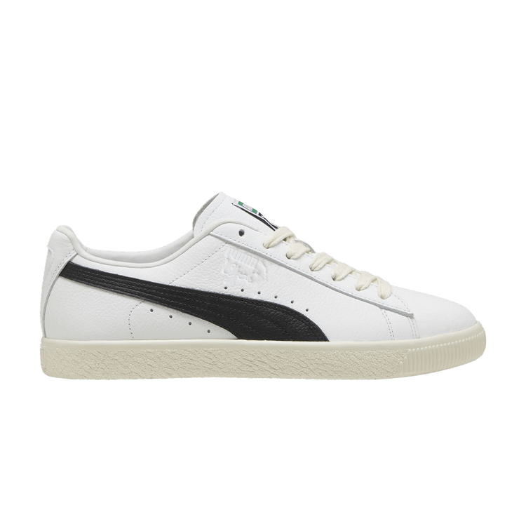 

Кроссовки Puma Clyde Leather 'White Black', белый