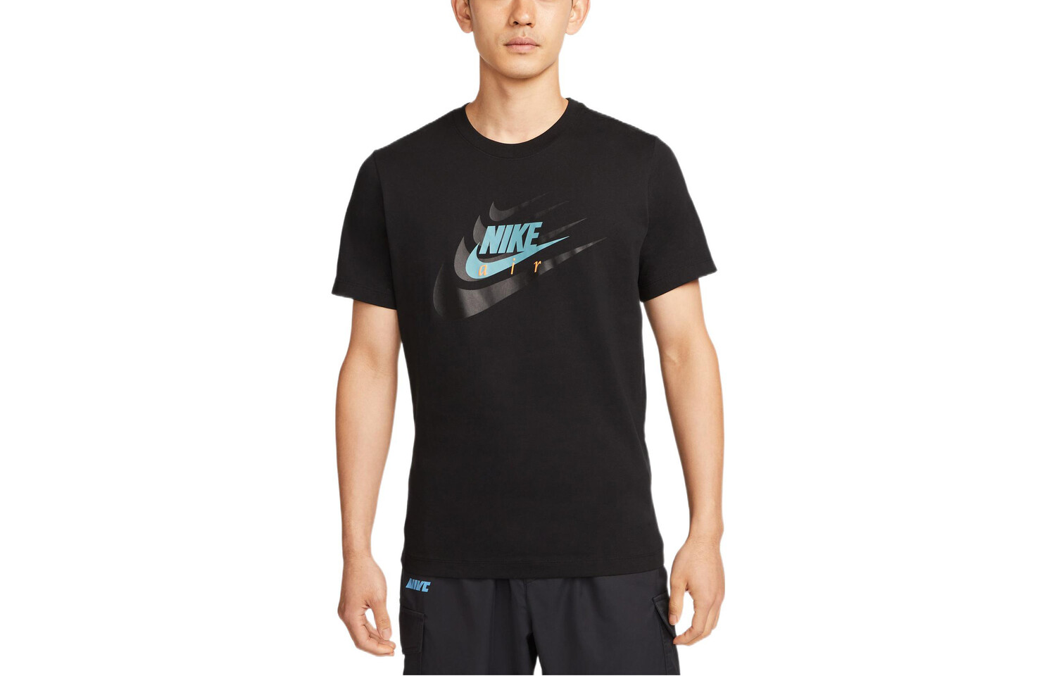 

Футболка мужская черная Nike, черный