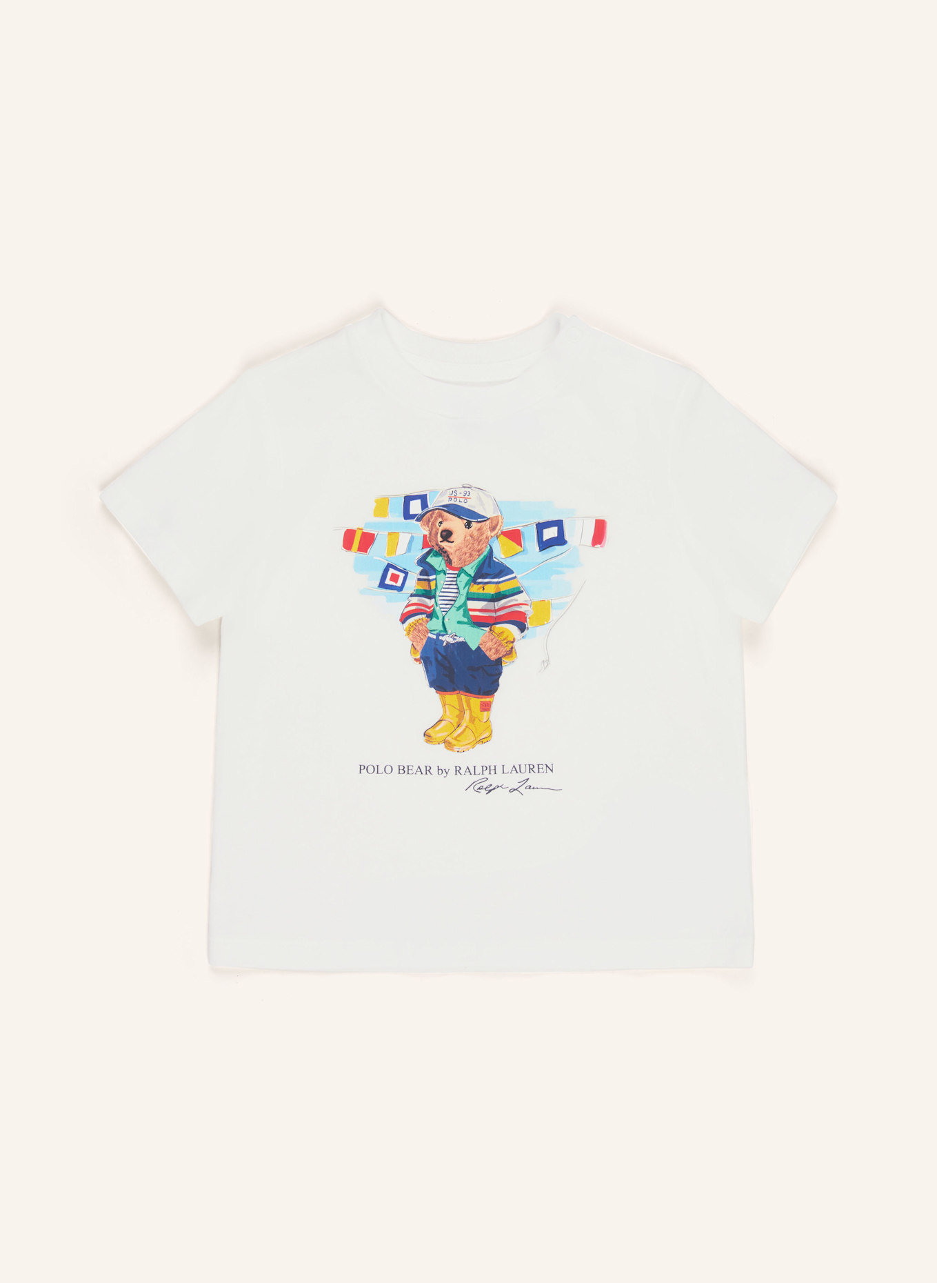 

Футболка с изображением медведя поло Polo Ralph Lauren, мультиколор