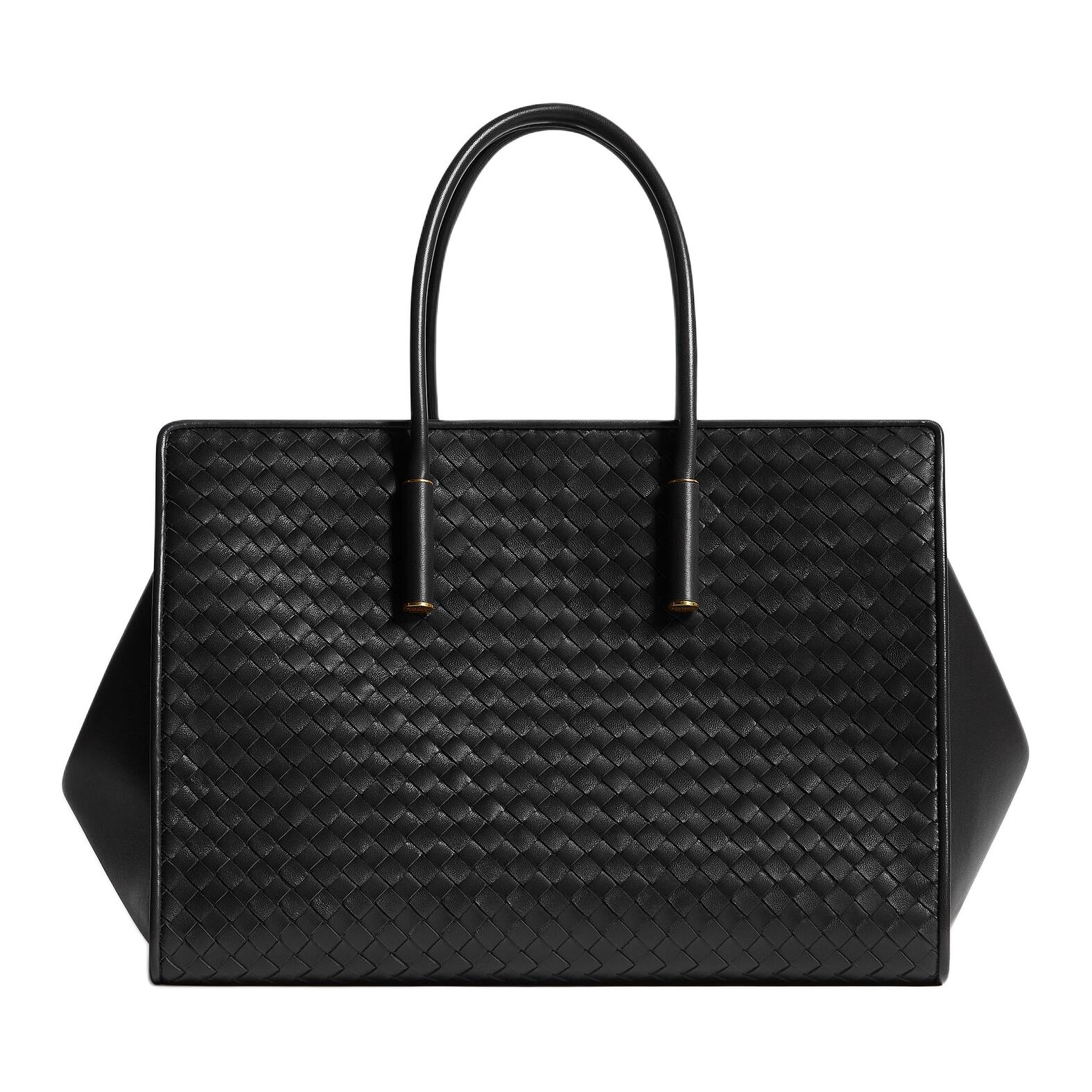 

Bottega Veneta Женская сумка Intrecciato из овчины черного цвета