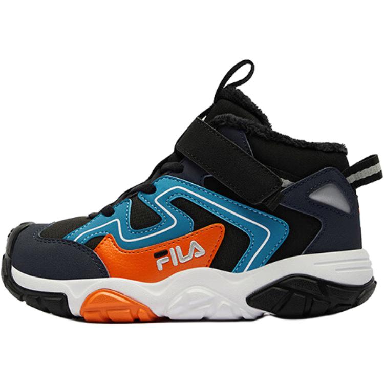 

FILA KIDS Детские уличные кроссовки Anti-Kick Warmth среднего размера, синие, черные, для детей 3–7 лет