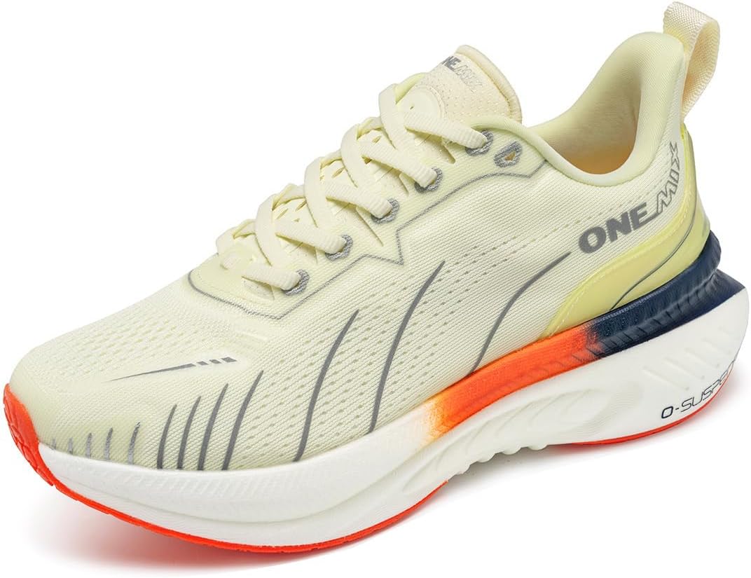 

Мужские прогулочные кроссовки ONEMIX с максимальной амортизацией и воздушной подушкой - для облегчения боли при подошвенном фасците, бежевый