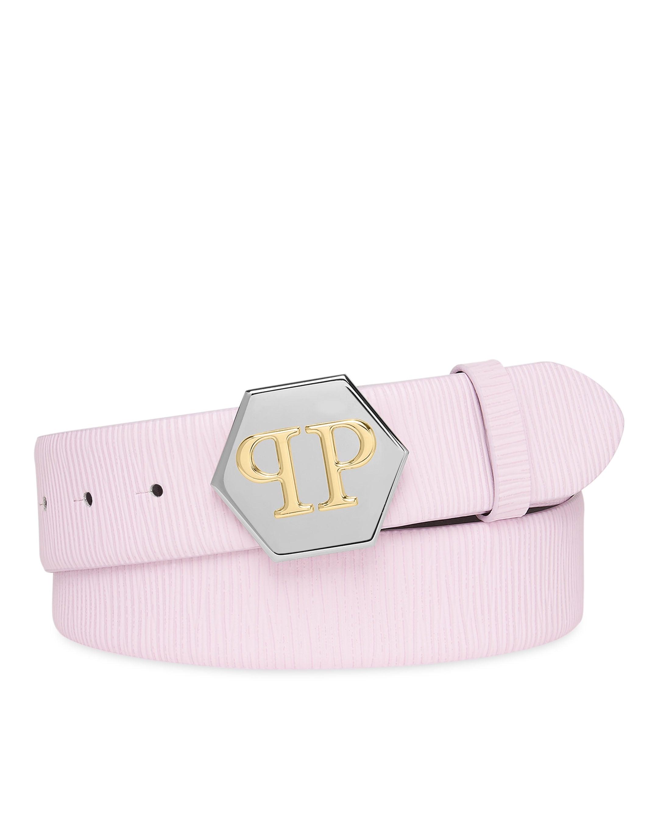 

Шестигранный ремень PHILIPP PLEIN, цвет lilac