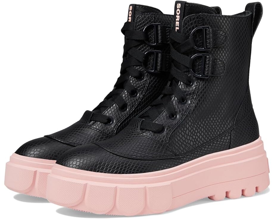 

Ботинки SOREL Caribou X Boot Lace Waterproof, цвет Black/Vintage Pink