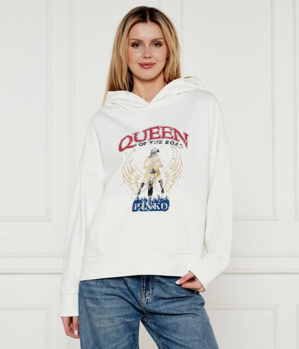 

Джемпер макамба Regular fit Pinko, белый