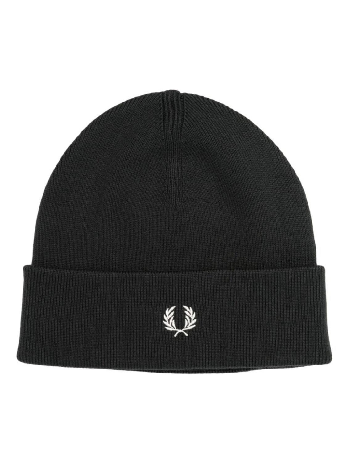 

Fred Perry шапка бини в рубчик с вышитым логотипом, зеленый