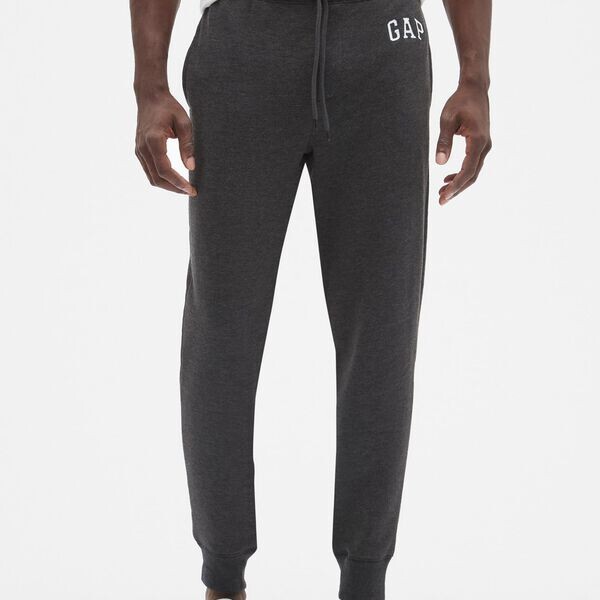 

Флисовые джоггеры с логотипом Gap, серый