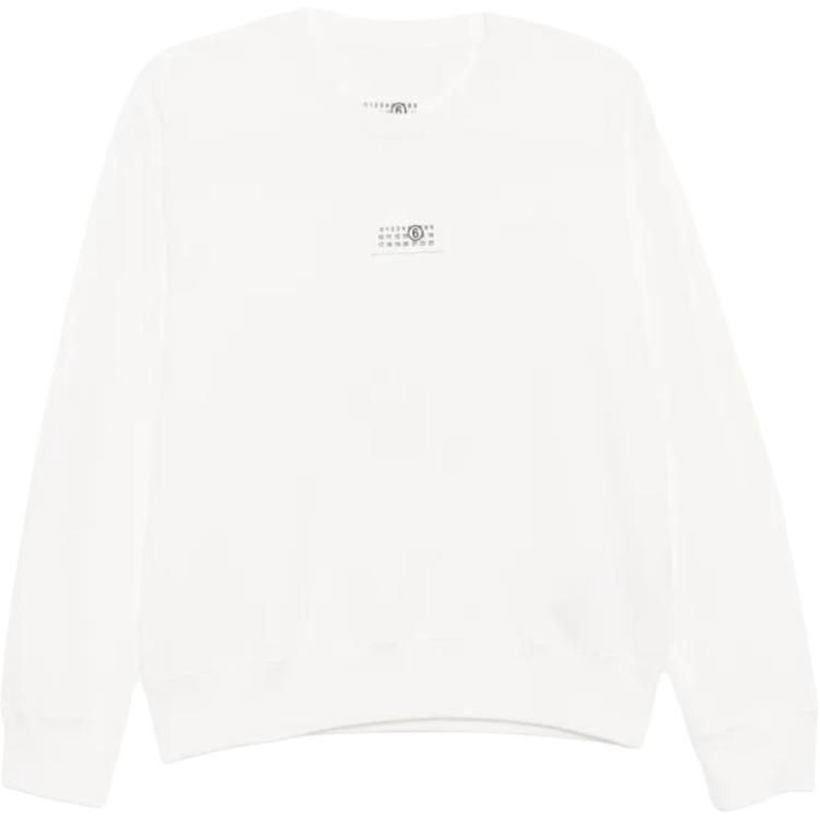 

Толстовка с нашивкой и логотипом Mm6 Maison Margiela, белый