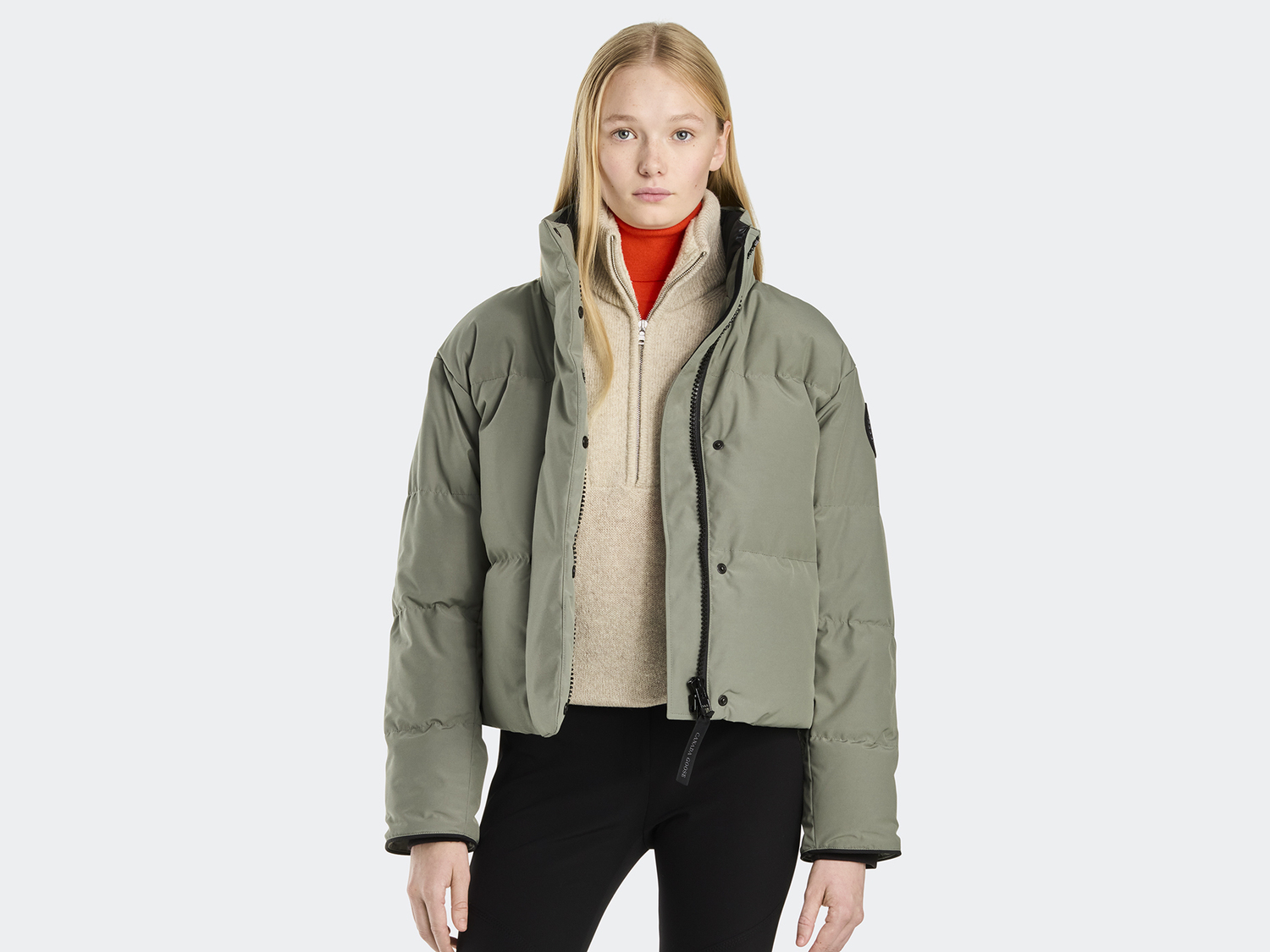 

Куртка Canada Goose Grandview Cropped Black Label, Sagebrush