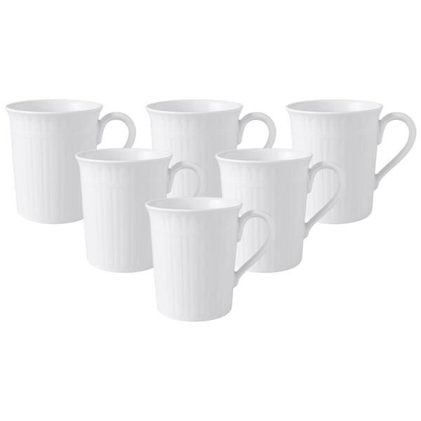 

Набор кофейных кружек cellini, 6 шт. Villeroy & Boch, белый, Серый, Набор кофейных кружек cellini, 6 шт. Villeroy & Boch, белый
