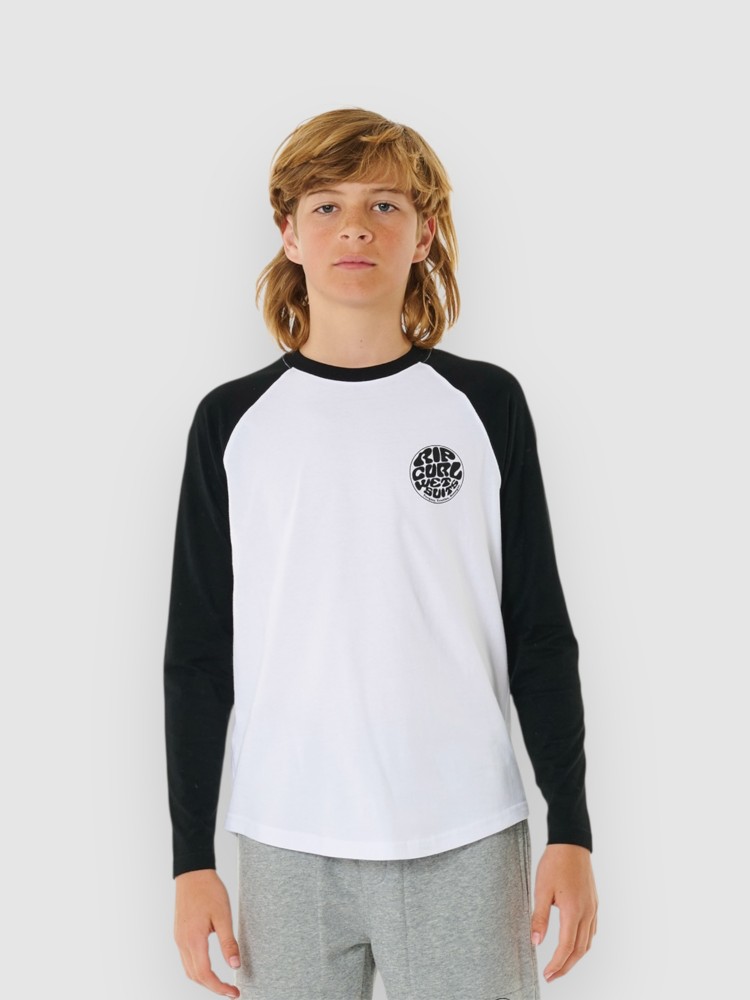 Футболка Rip Curl Wettie Icon Kids T-Shirt, white