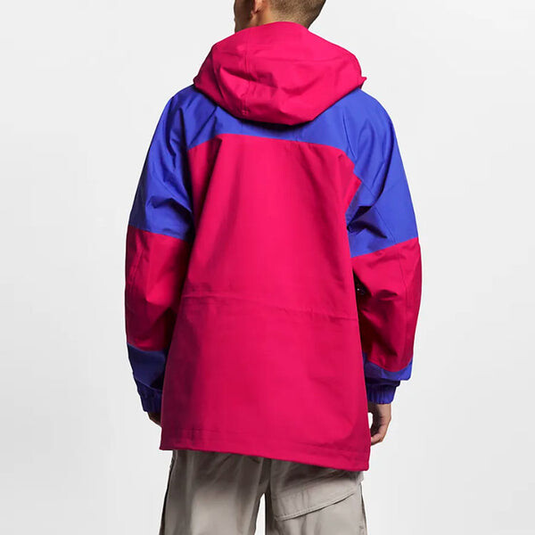 Куртка men's acg gore-tex outdoor windproof hooded jacket red blue 'rush pink hyper royal' Nike, розовый — фото 4