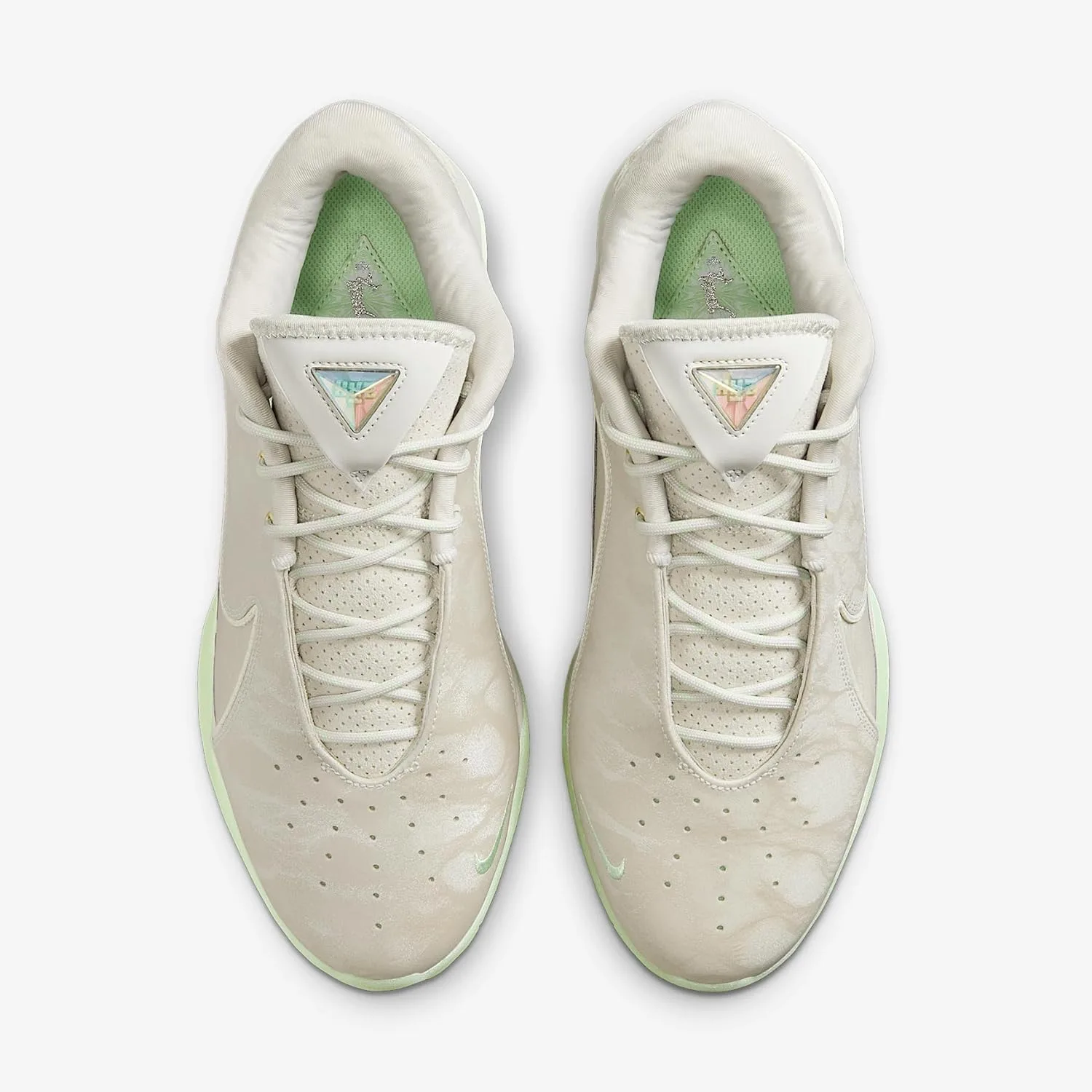 Мужские кроссовки Nike Lebron XXIIS, зеленый/светло-коричневый/жемчужный — фото 4