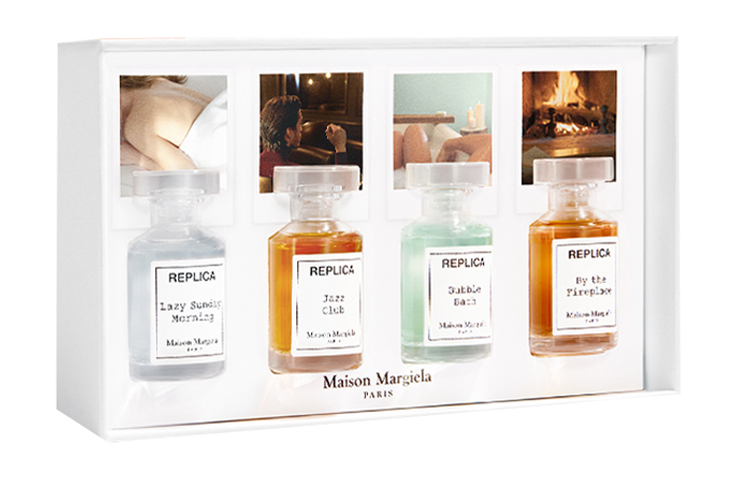 Набор миниатюр парфюмерной воды Eau De Toilette Lemon Musk Floral Fruity 7мл*4 Maison Margiela, Lazy Weekend/Warm Fireplace/Autumn Oak Leaves/Jazz Bar Lounge (Original Box) — фото 3