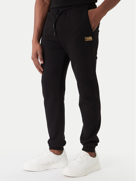

Спортивные брюки regular fit 705782 561917 Karl Lagerfeld, черный