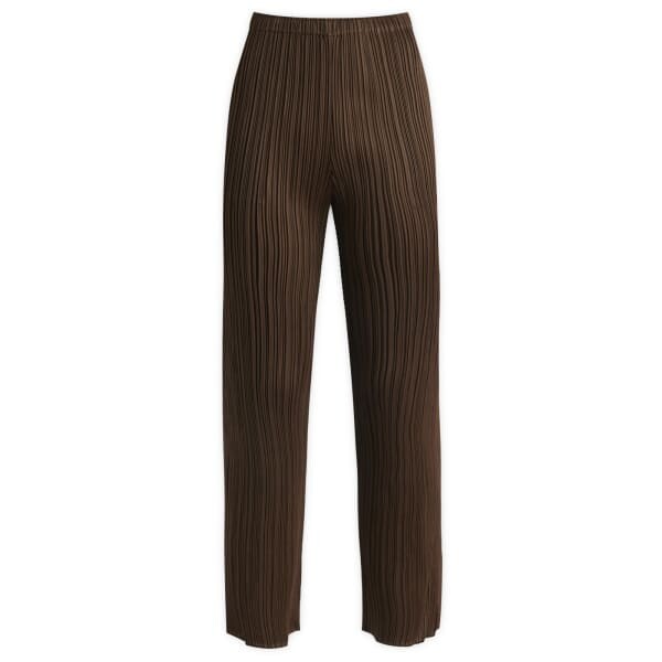 

Брюки Pleats Please Issey Miyake, коричневый