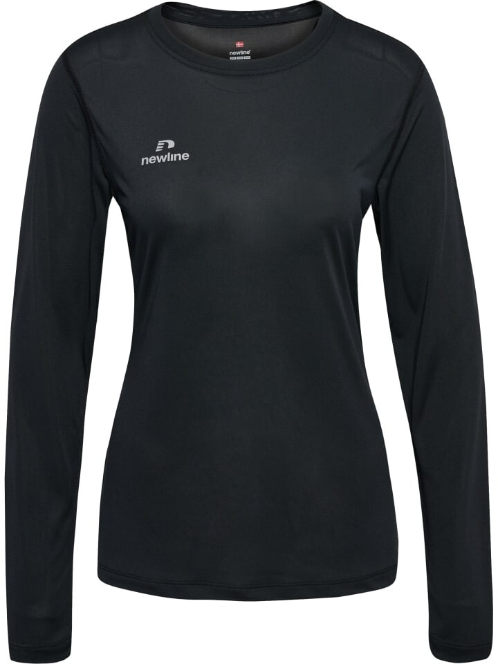 

Функциональная рубашка Newline T-Shirt L/S Nwlbeat Laufen Damen, черный