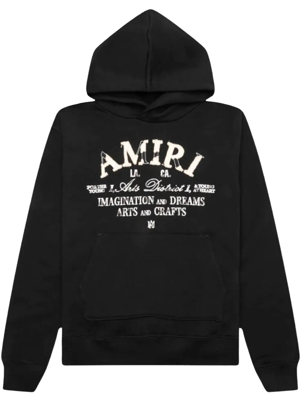 

Толстовка с капюшоном Bones AMIRI, черный