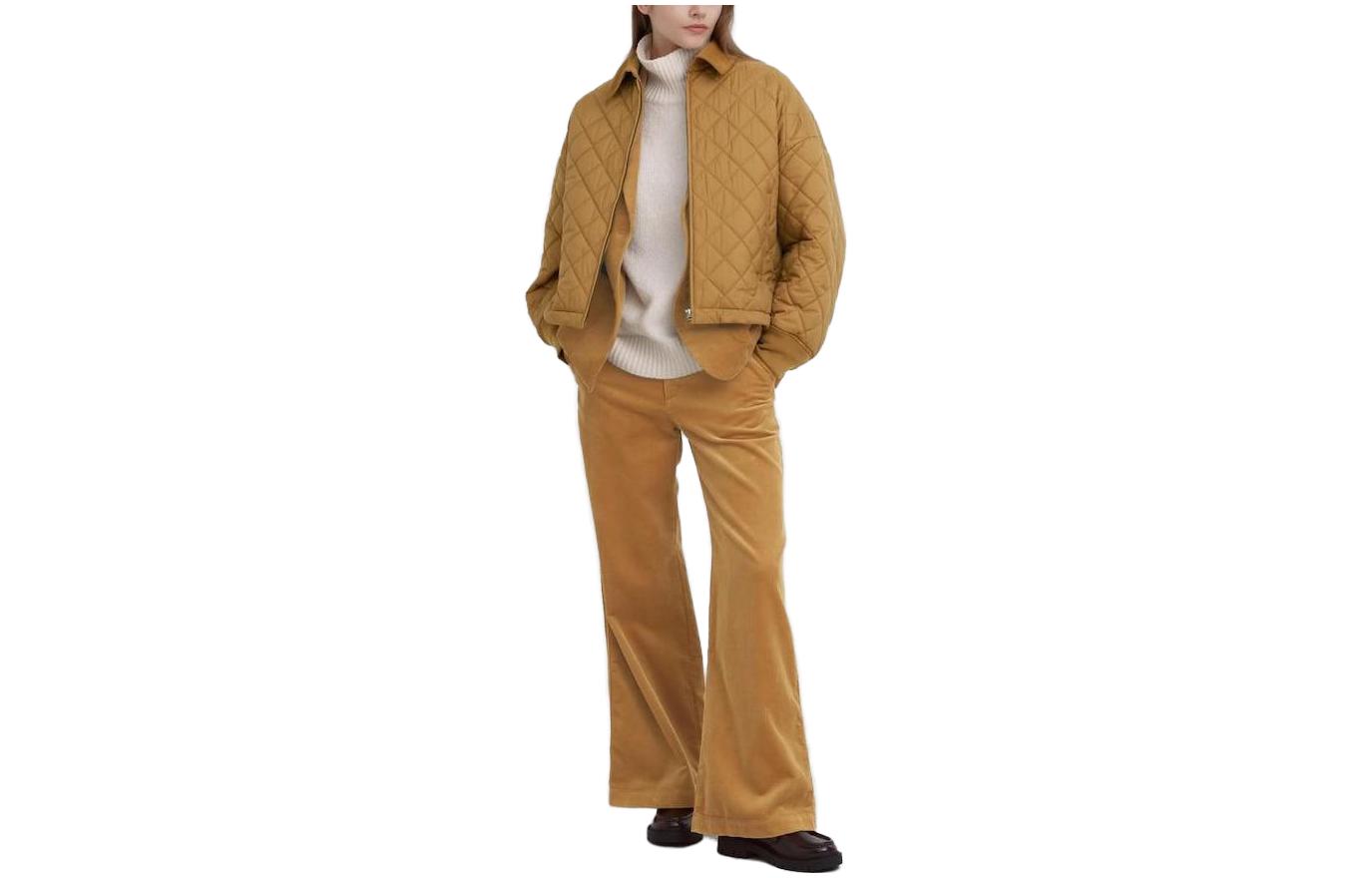 UNIQLO Куртка Clare Waight Keller FW23 женская верблюжья, Camel — фото 3