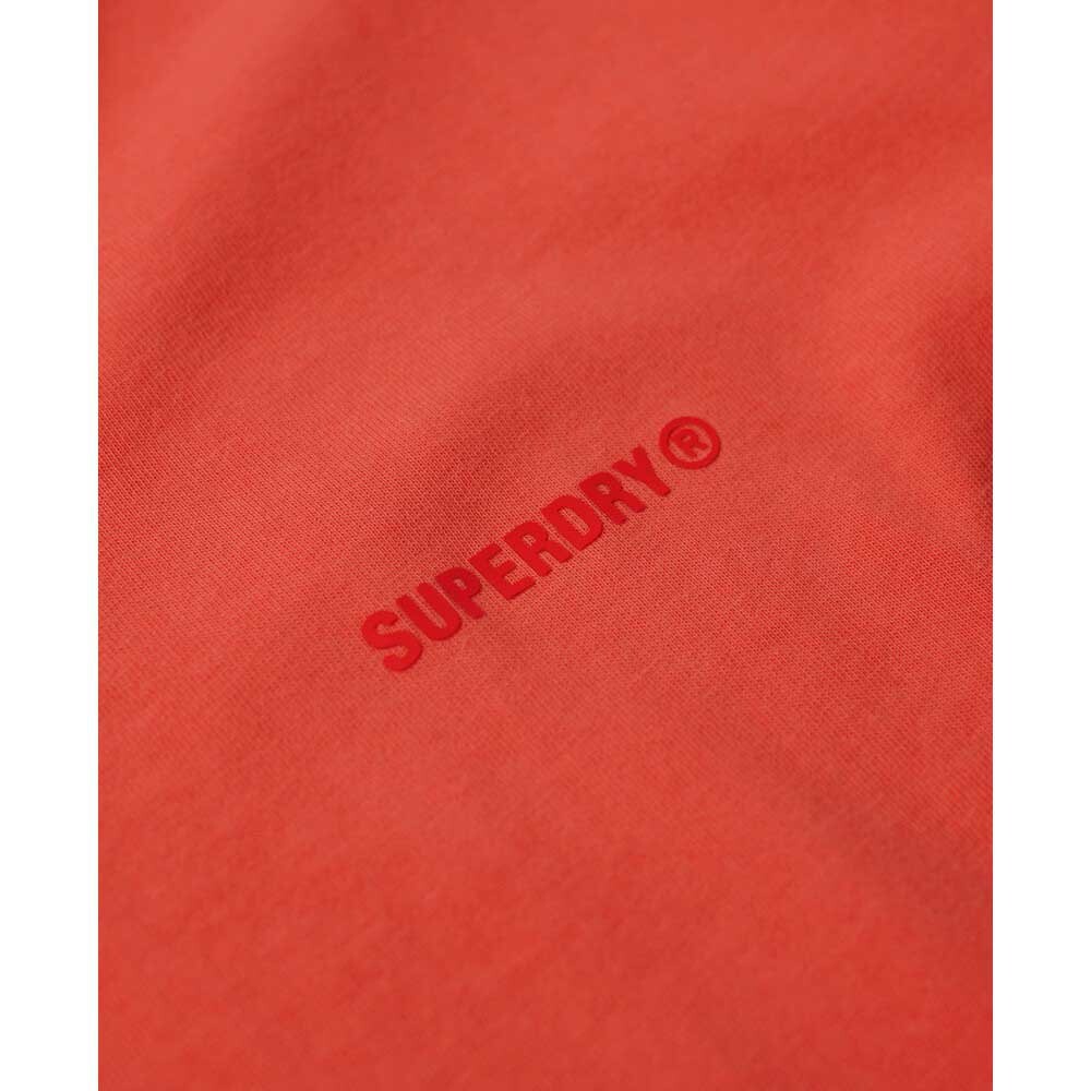 Футболка с коротким рукавом Superdry Overdyed Logo Loose, оранжевый — фото 3