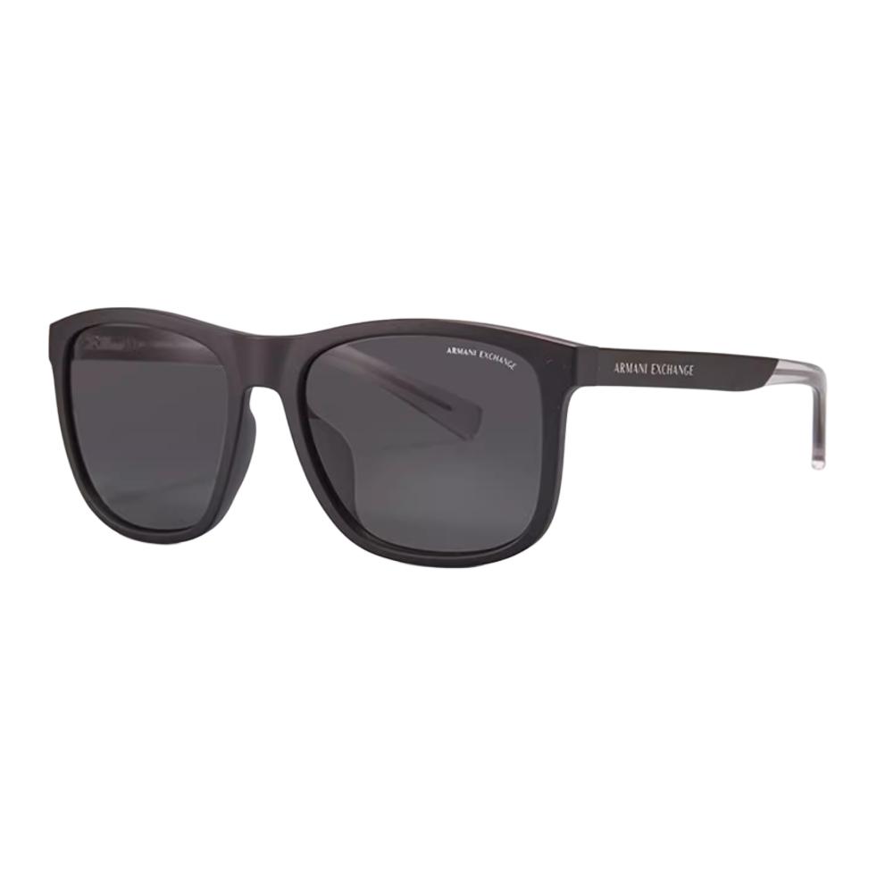 

ARMANI EXCHANGE Квадратные солнцезащитные очки для мужчин матовый черный, Frosted Black