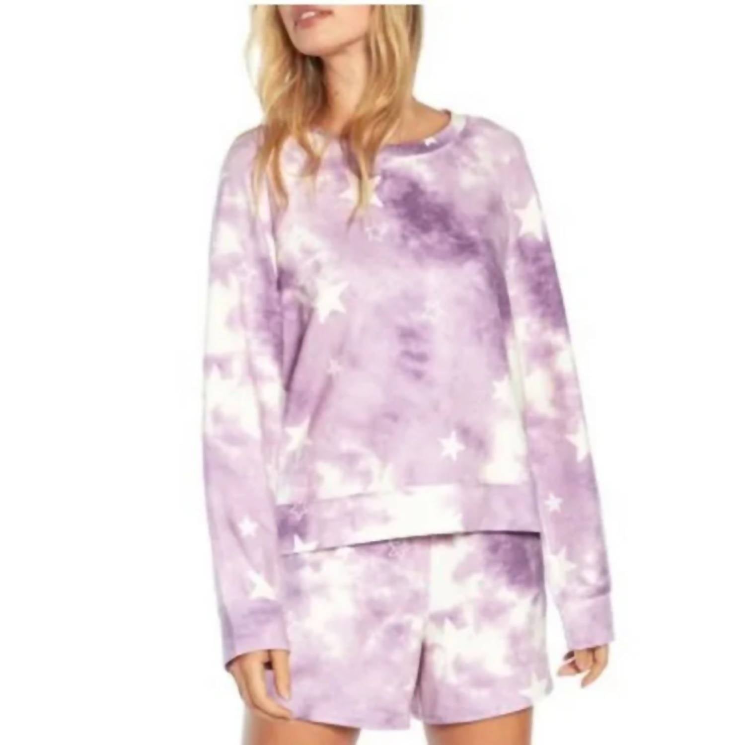 

Толстовка Tie Dye Stars в фиолетово-белом цвете WILDFOX