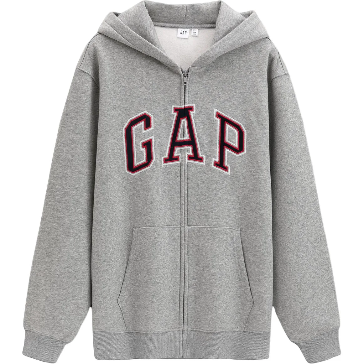 Толстовка унисекс с капюшоном кардиган GAP, темно-зеленый — фото 4