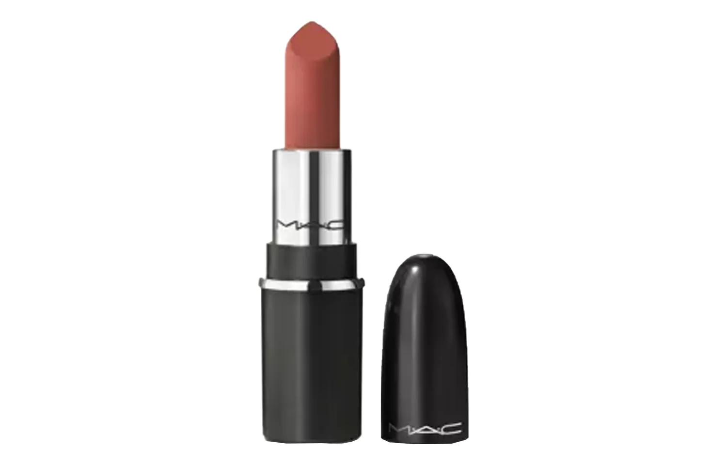 MAC Мини-помада матовая, легко растушевывается, 1,7 г, #Warm Teddy