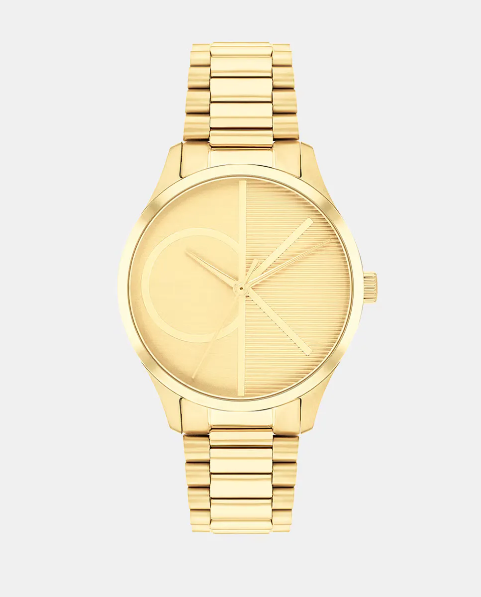 

CK Iconic 25200346 женские часы из золотой стали Calvin Klein, золотой