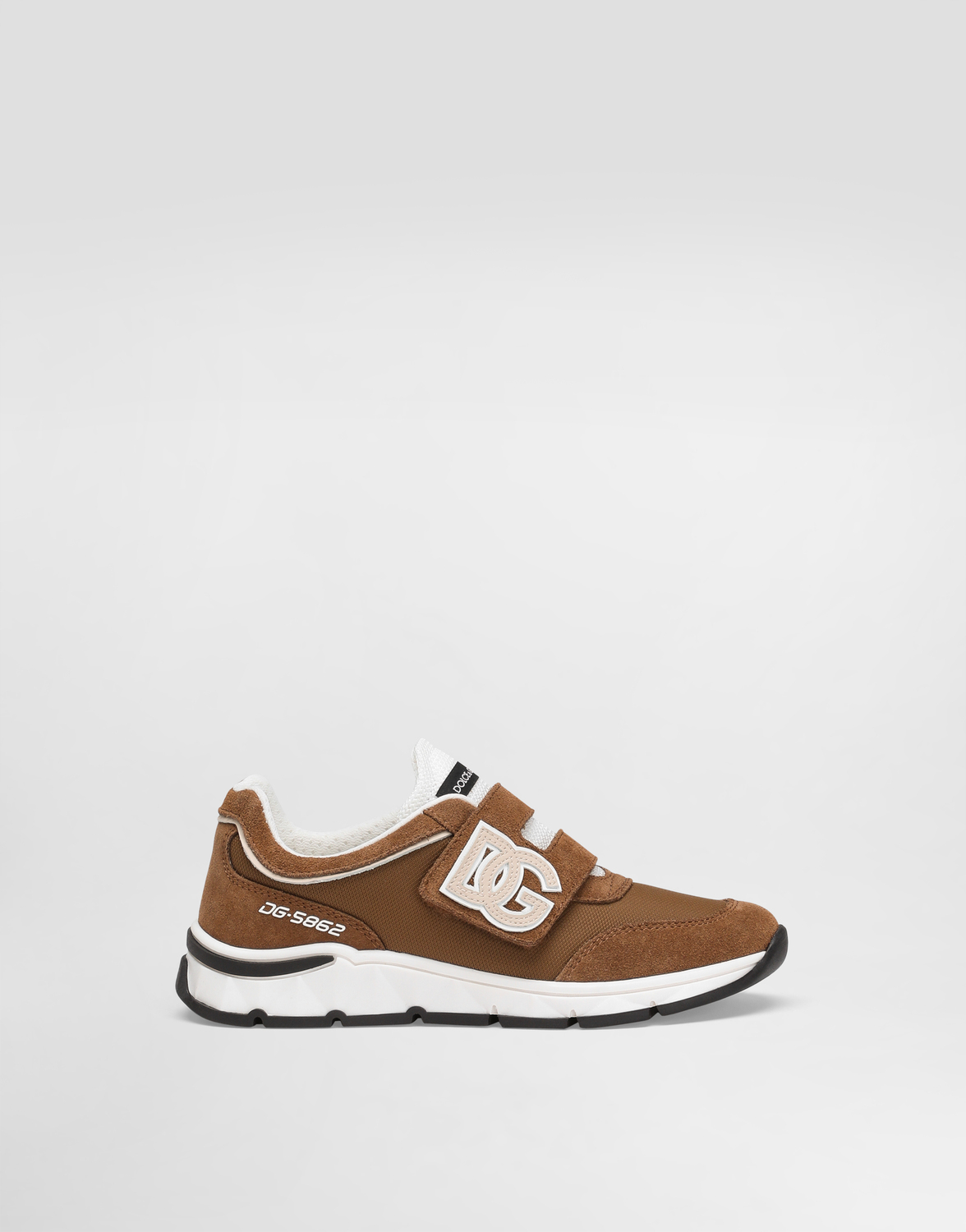 

Кроссовки DG Running из разделанной телячьей кожи Dolce&Gabbana, мультиколор