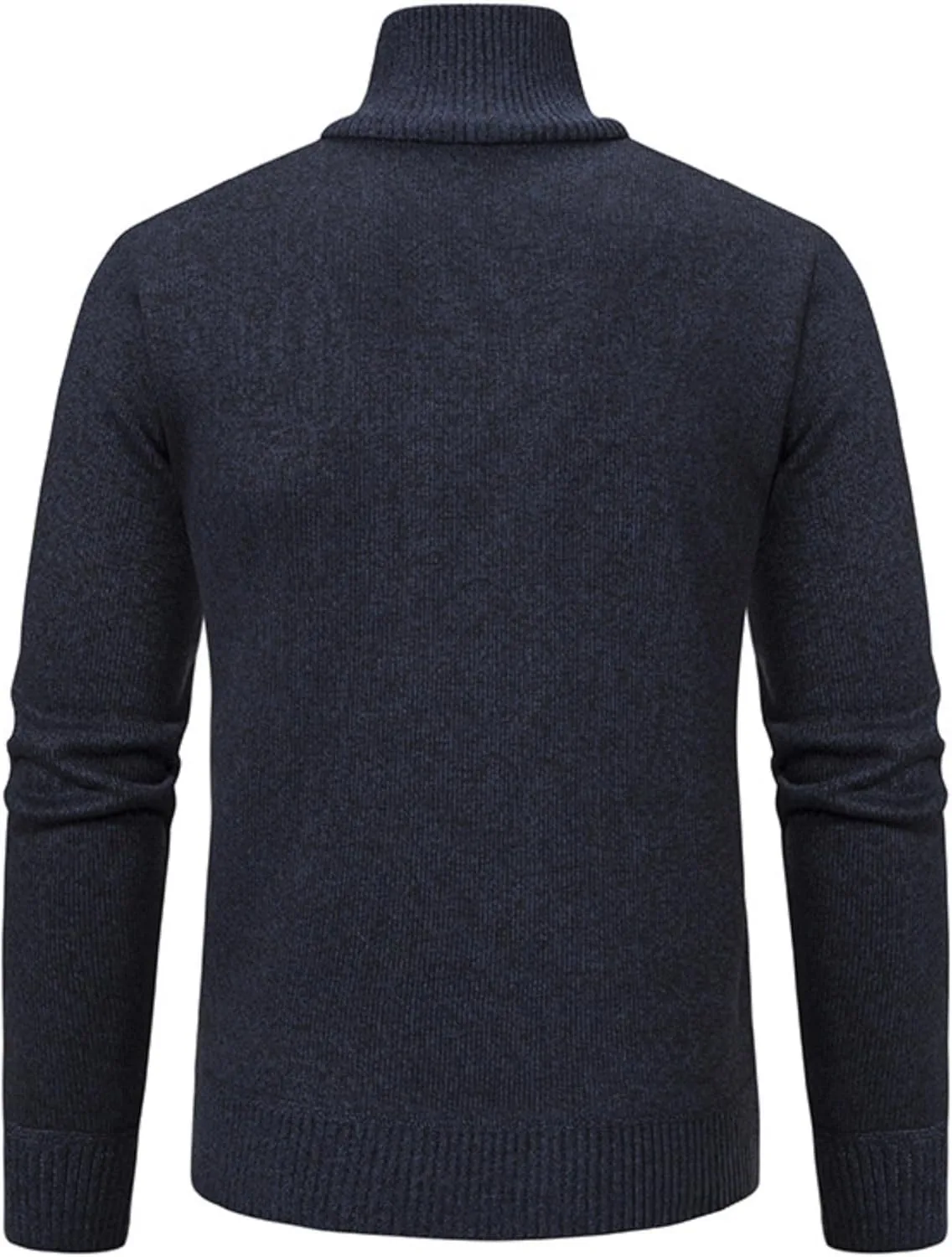 Мужской кардиган на четверти пуговиц slim fit с рифлеными манжетами — фото 2