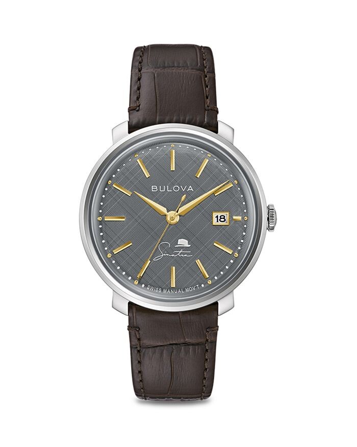 

Часы Bulova Фрэнка Синатры «Лучшее впереди», 40 мм, серый