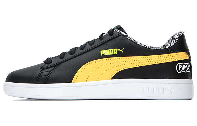 

Кроссовки Puma Smash V2 'Me Happy - Black Yellow', Черный, Кроссовки Puma Smash V2 'Me Happy - Black Yellow'