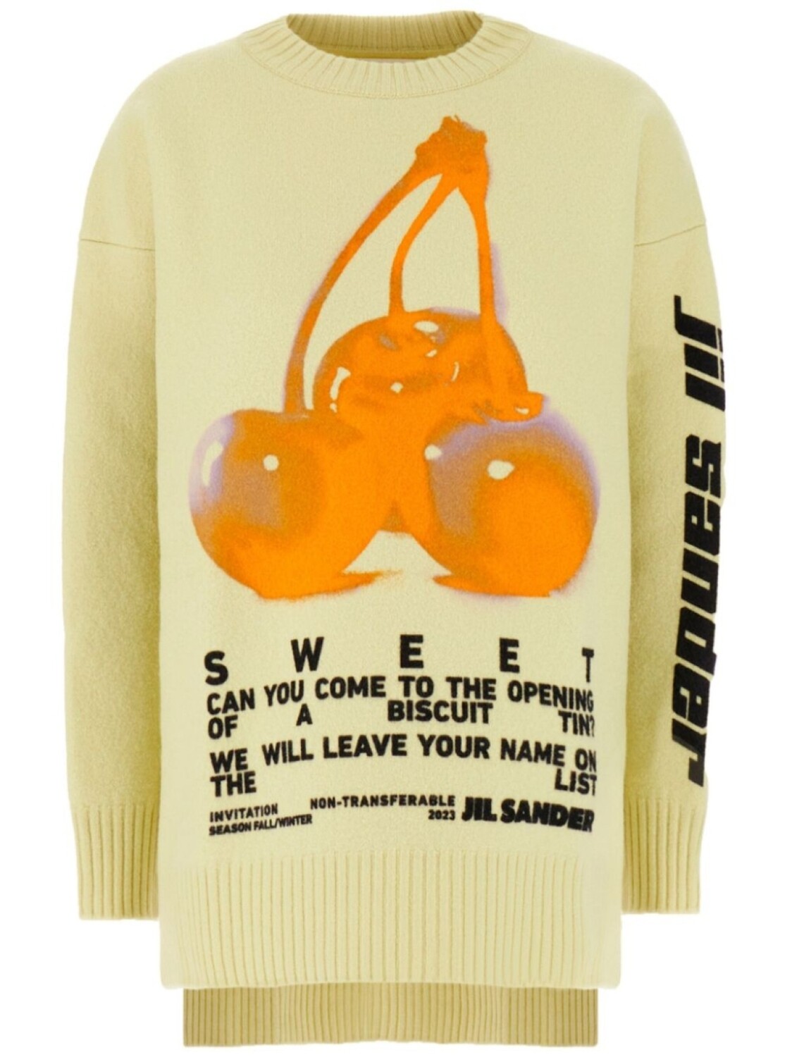 

Джемпер с узором в технике интарсия Jil Sander, нейтральный цвет