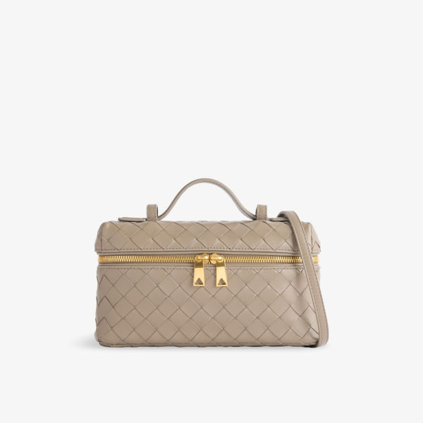 

Кожаная сумка-кроссбоди Bang Bang Bottega Veneta, золотой