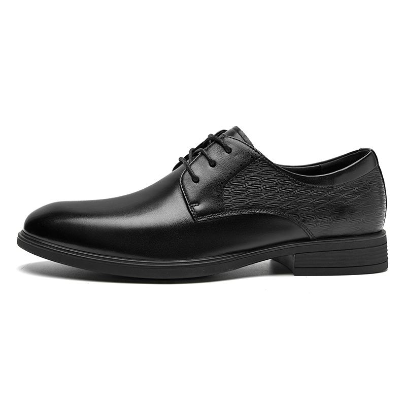 

SEPTWOLVES Мужские черные классические туфли, цвет Black (Standard Leather Shoe Size)