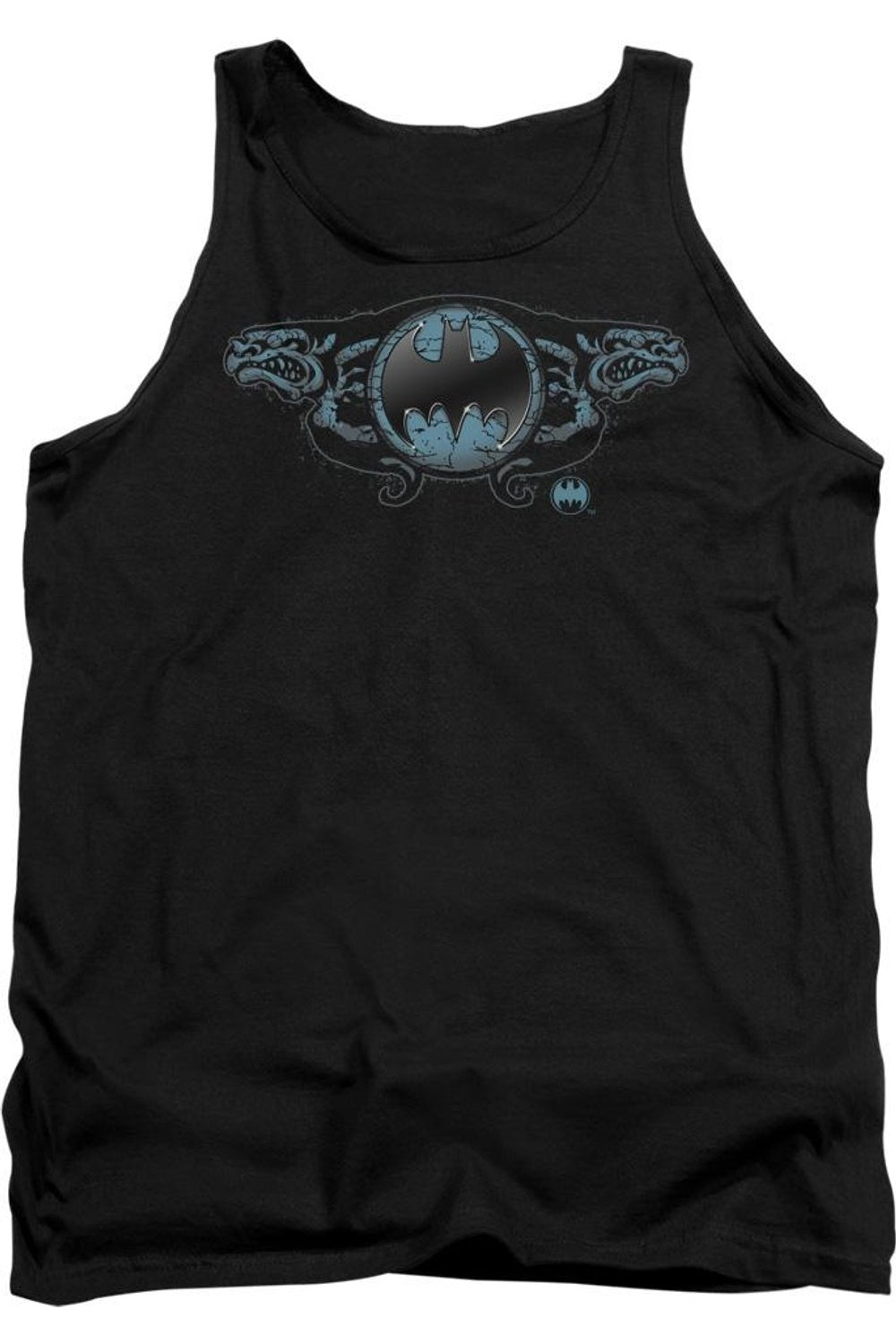 

Майка для взрослых с логотипом Batman Two Gargoyles Gildan, черный