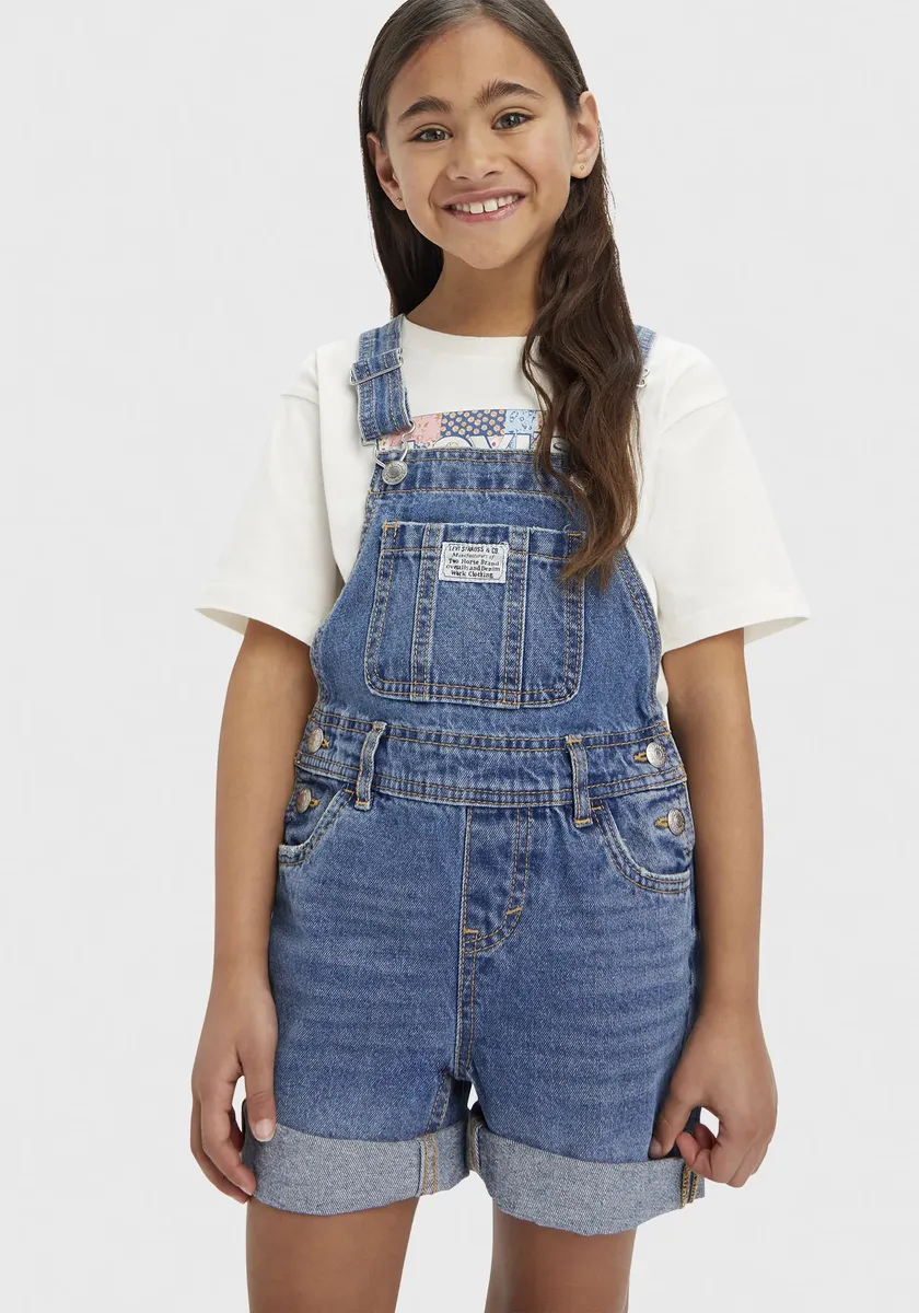 

Детский комбинезон Levi's с пуговицами на талии для ДЕВОЧЕК Levi'S Kids, цвет Thechange