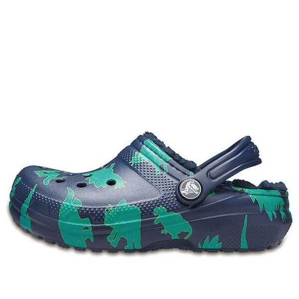 

Кроссовки baya graphic clogs 'blue green' Crocs, синий