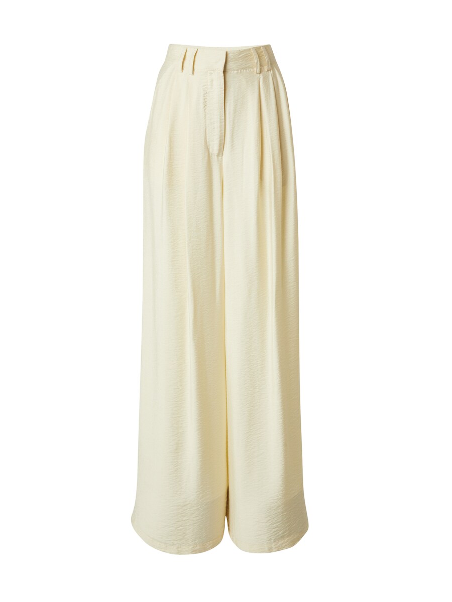 

Широкие брюки со складкой спереди Guido Maria Kretschmer Women Finja, цвет Light yellow