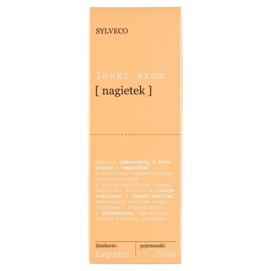 

Легкий крем с календулой, 50 мл Sylveco