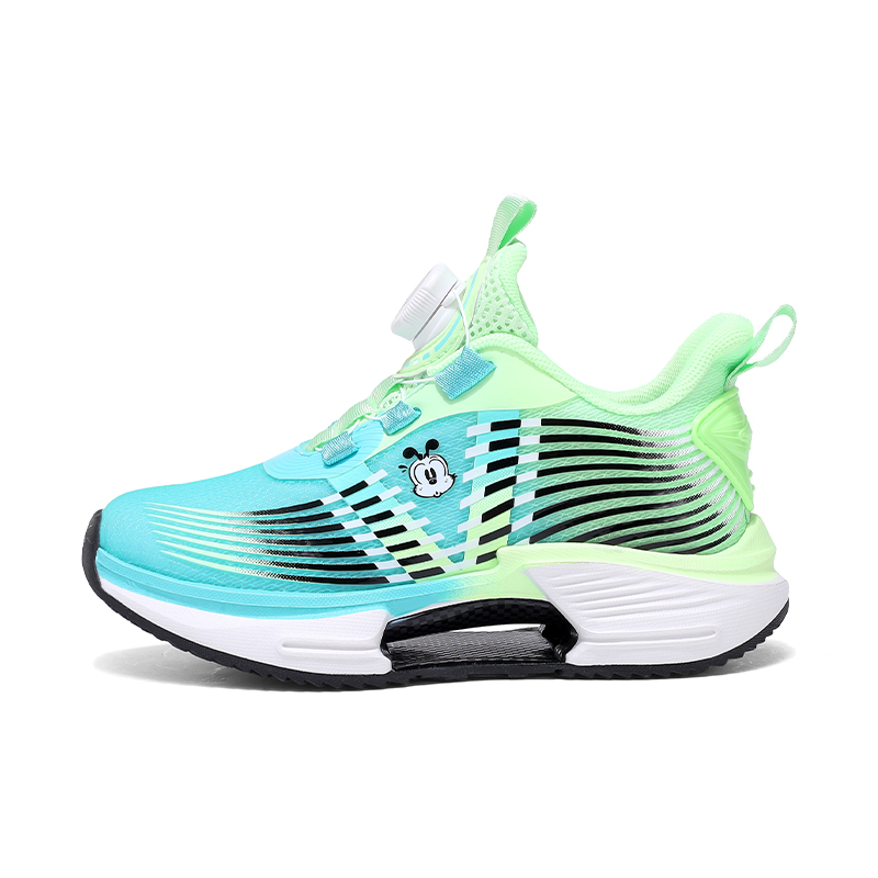 

Низкие детские кроссовки для бега BOBDOG, черный/зеленый