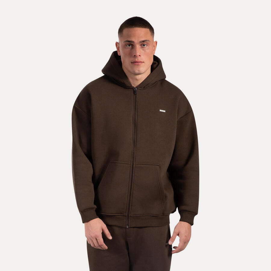 

SMILODOX Мужская толстовка с капюшоном на молнии Cedrik Brown